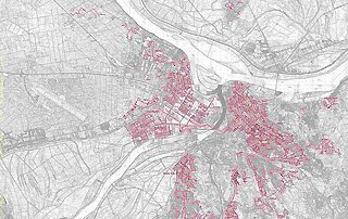 Overview Beoelektrane district heating network Belgrade